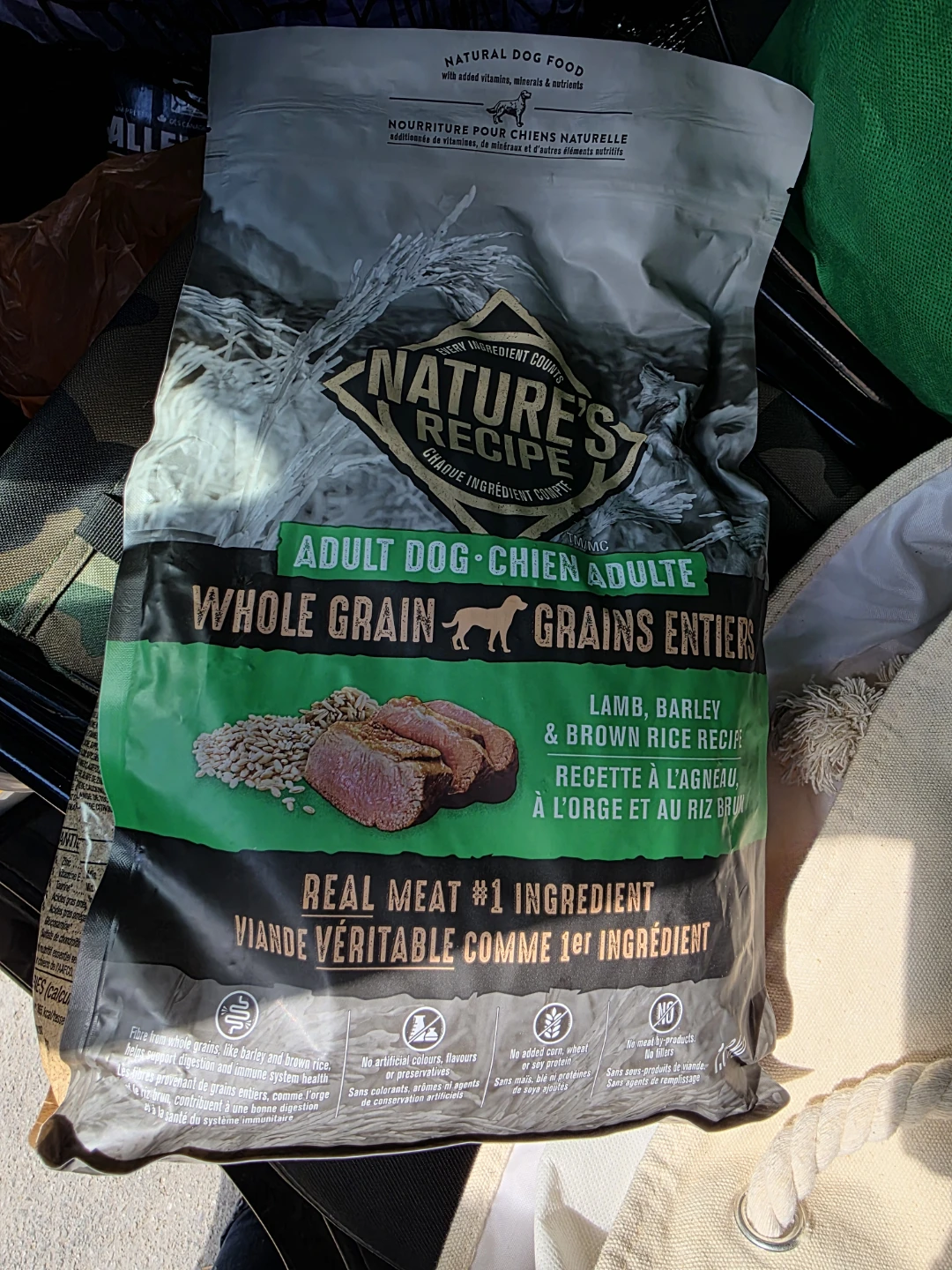 Nature's Recipe Adult Dog Food - Whole Grain Lamb