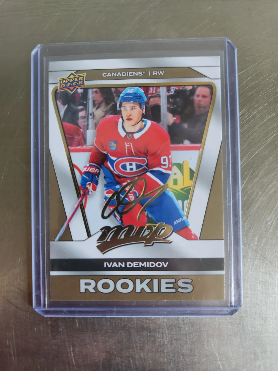 Upper Deck Ivan Demidov Rookie Gold