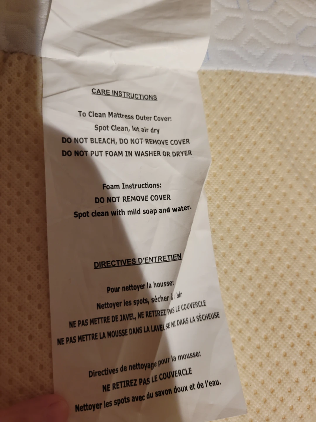 Polyurethane Foam Mattress with Gel - photo 5