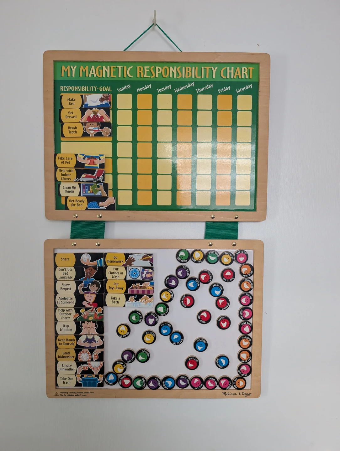 Melissa & Doug Magnetic Responsibility Chart