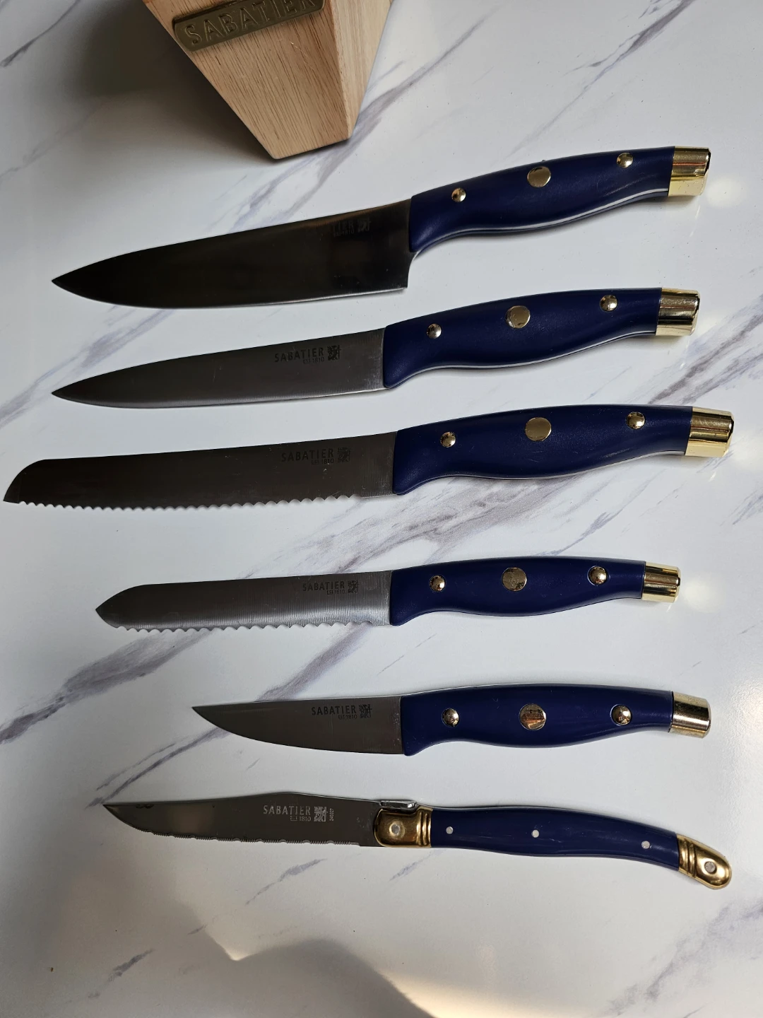 Sabatier 13-Piece Knife Set with Block - photo 2