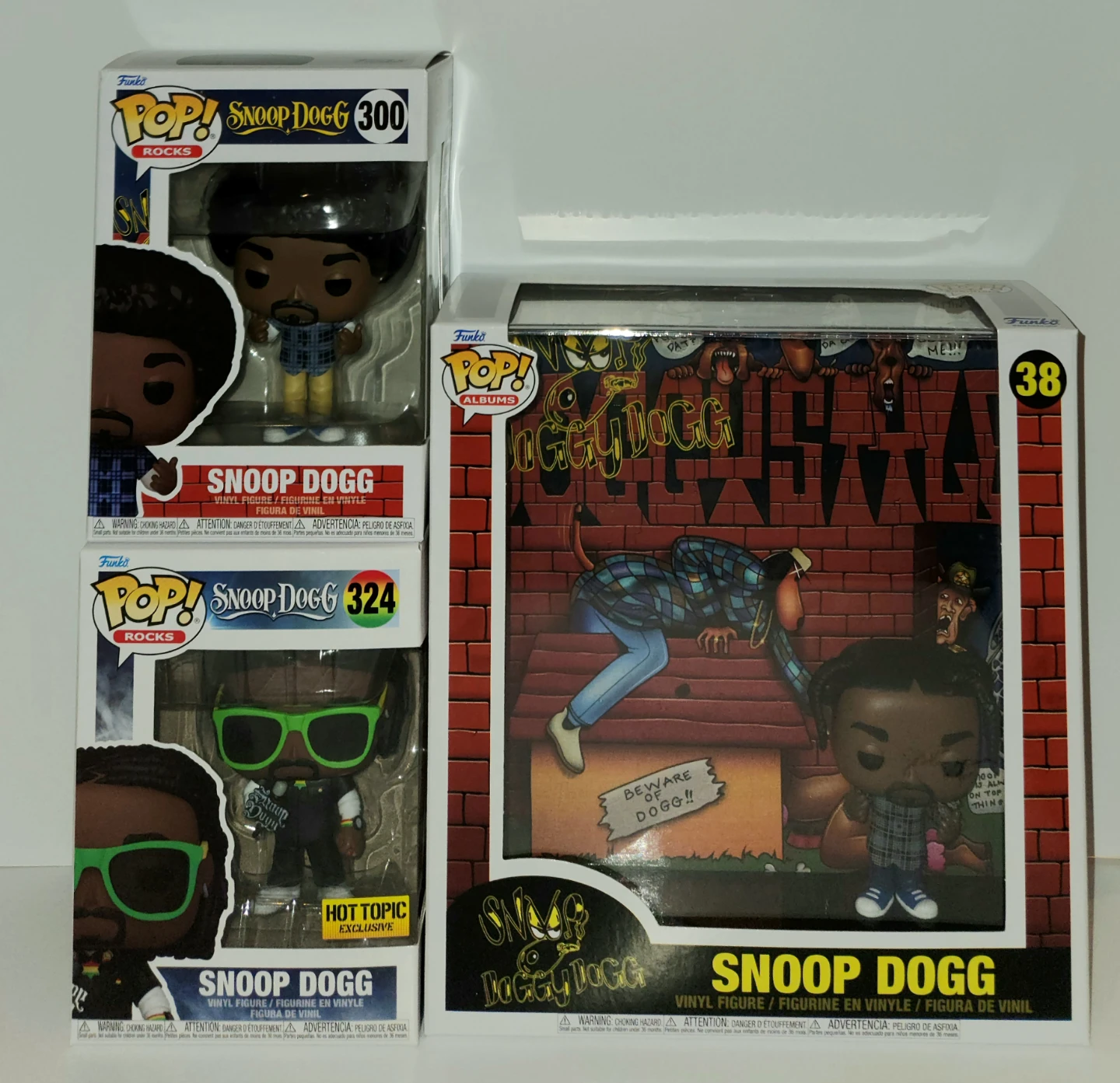 Pick Up Snoop Dogg Funko Pop Bundle of 3 - Album + Exclusive