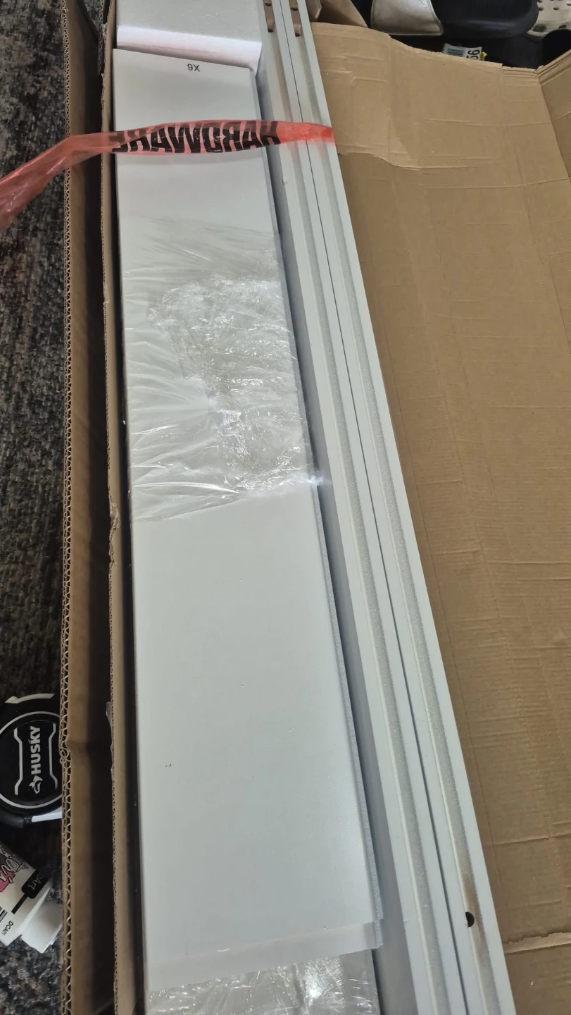 White Sliding Barn Door with 72" Hardware Kit - photo 4