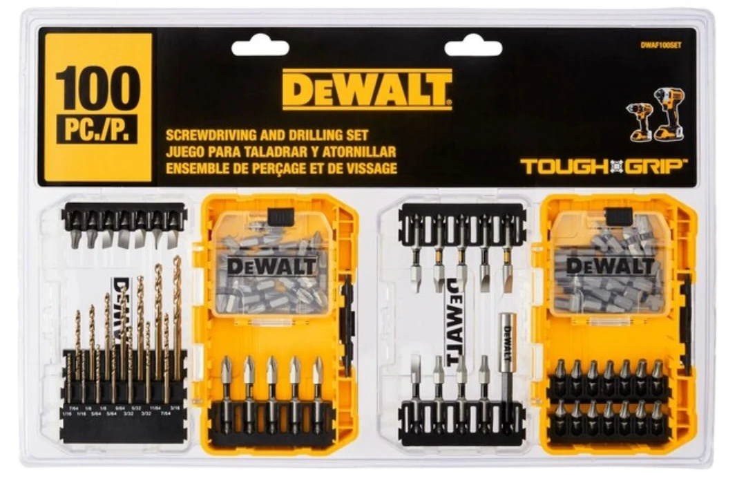 DeWalt 100-Piece Screwdriving and Drilling Set