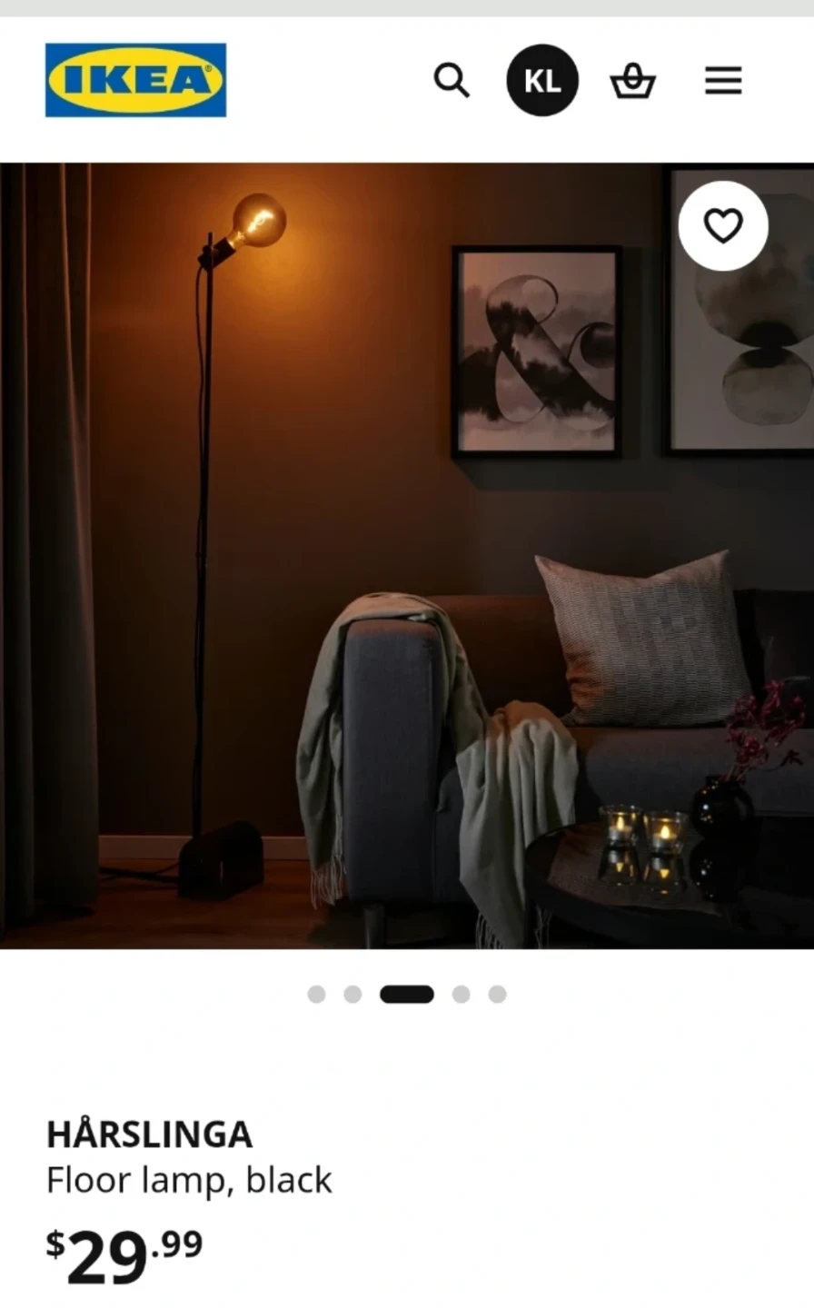 IKEA HÅRSLINGA Floor Lamp - photo 2