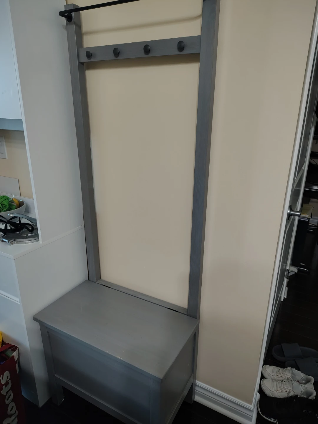 Ikea Hemnes coat rack with storage bench - photo 4