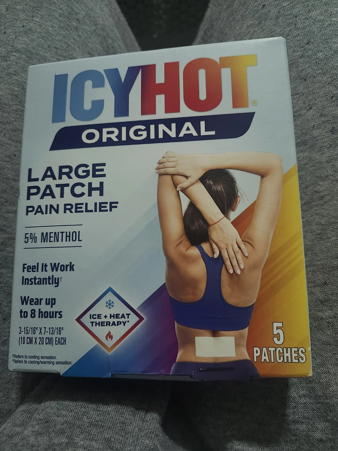 Icy Hot Original Large Patch Pain Relief (5 Patches)