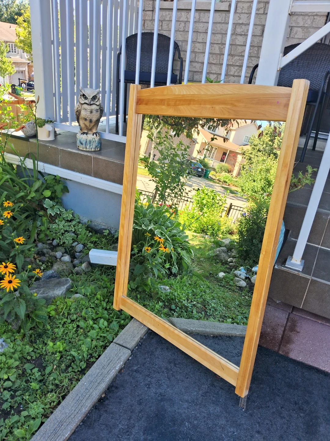 Wooden Framed Mirror