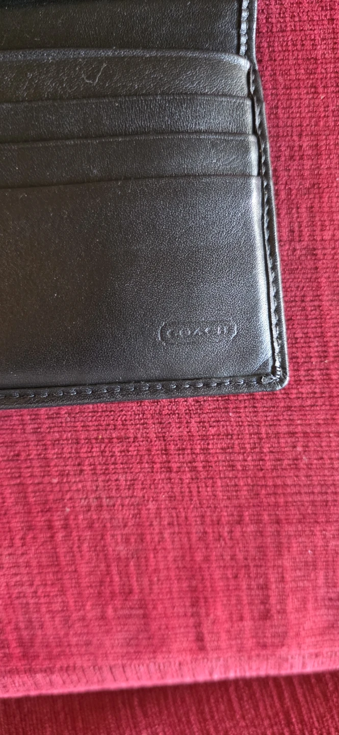 Coach Signature Monogram Trifold Wallet - photo 5