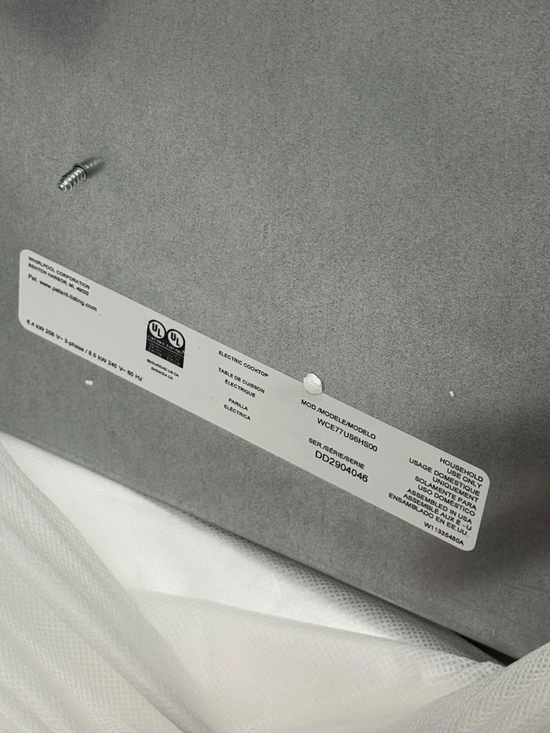 Whirlpool Electric Cooktop WCE77US6HS00 - photo 4