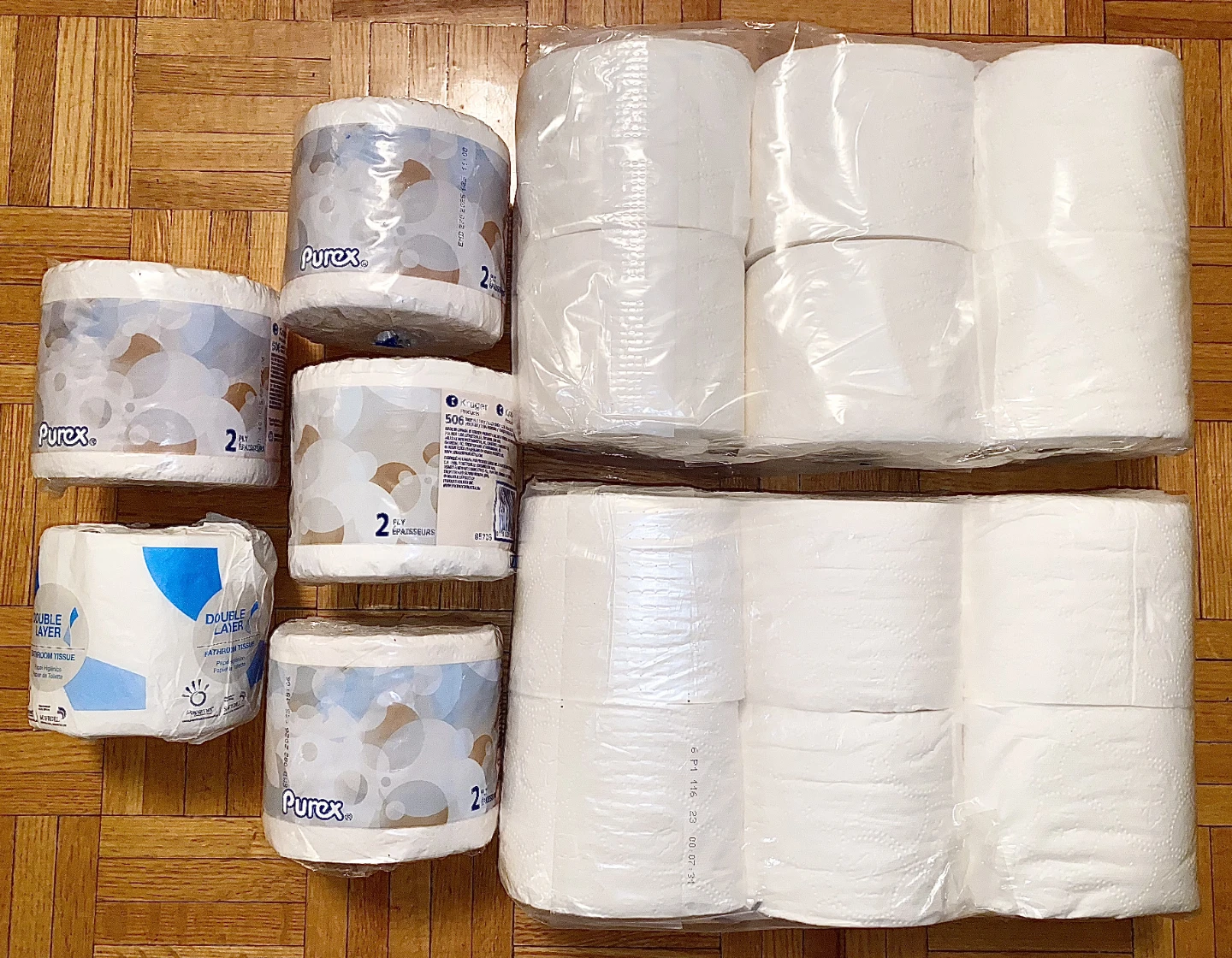MASSIVE Toilet Paper & Bounty Paper Towel Lot - 82+ Rolls!! - photo 3