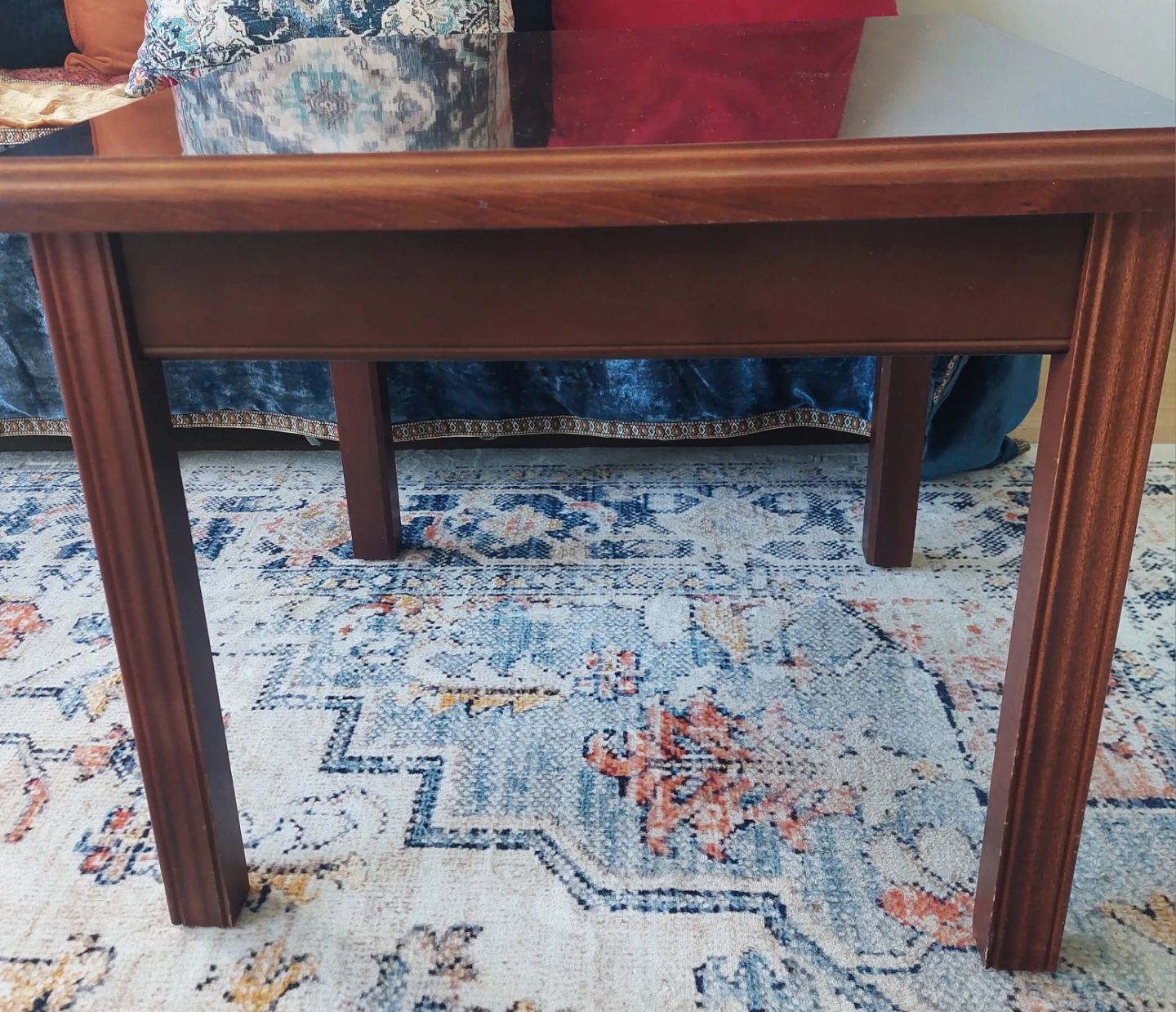 Wooden End Table - photo 2
