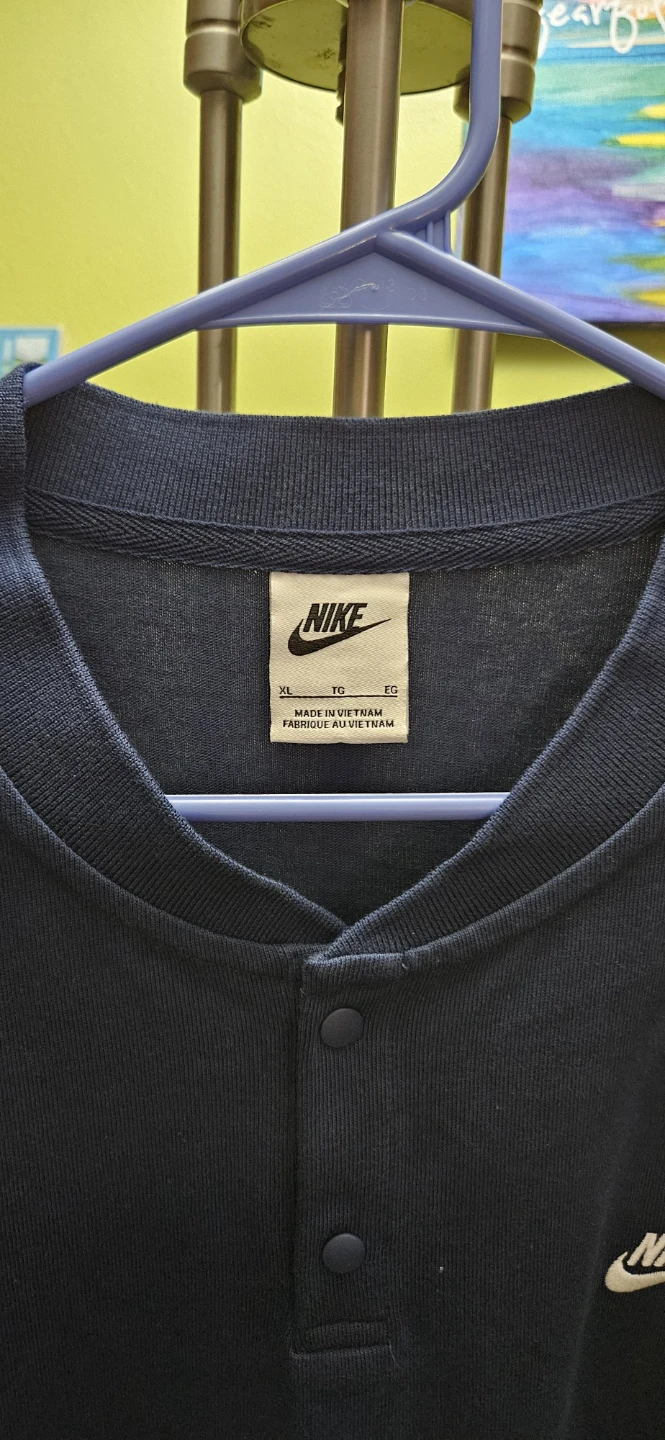 Nike Long Sleeve Henley Shirt - photo 4
