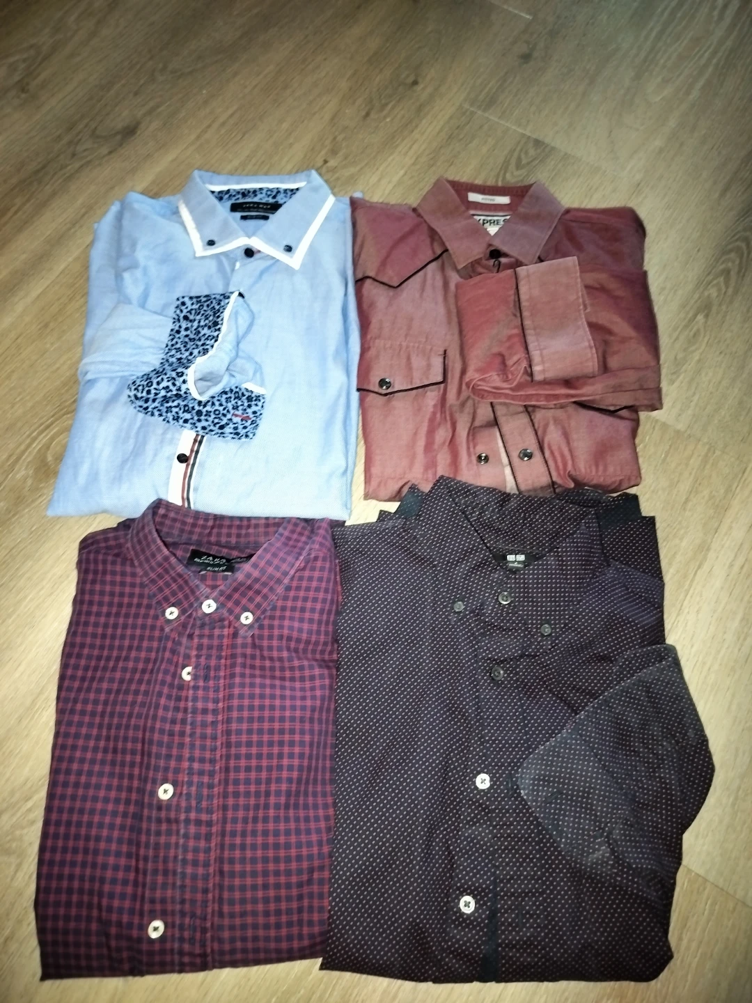 Men's Button Down Shirt Bundle - Zara, Express, Uniqlo