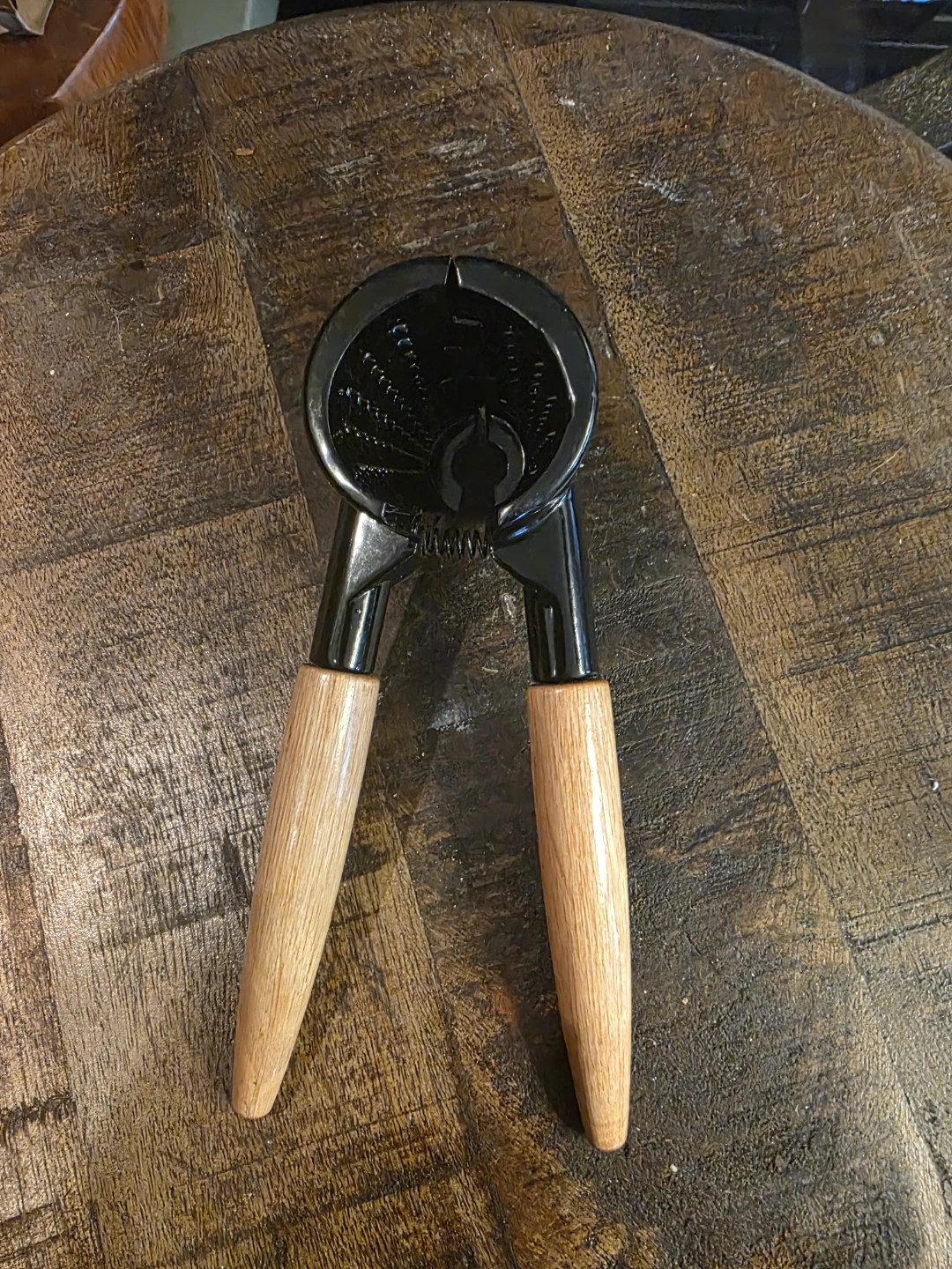 Nut Cracker/bottle opener with Wooden Handles