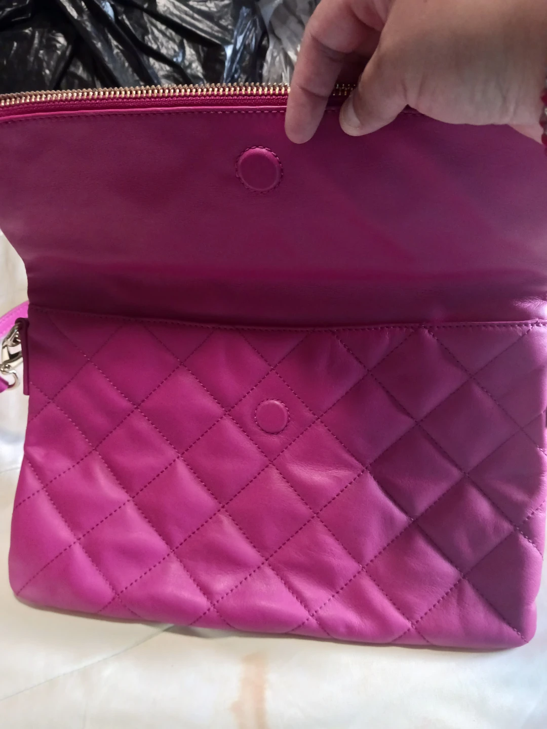 Kate Spade Quilted Pink Clutch/Crossbody Bag - photo 5