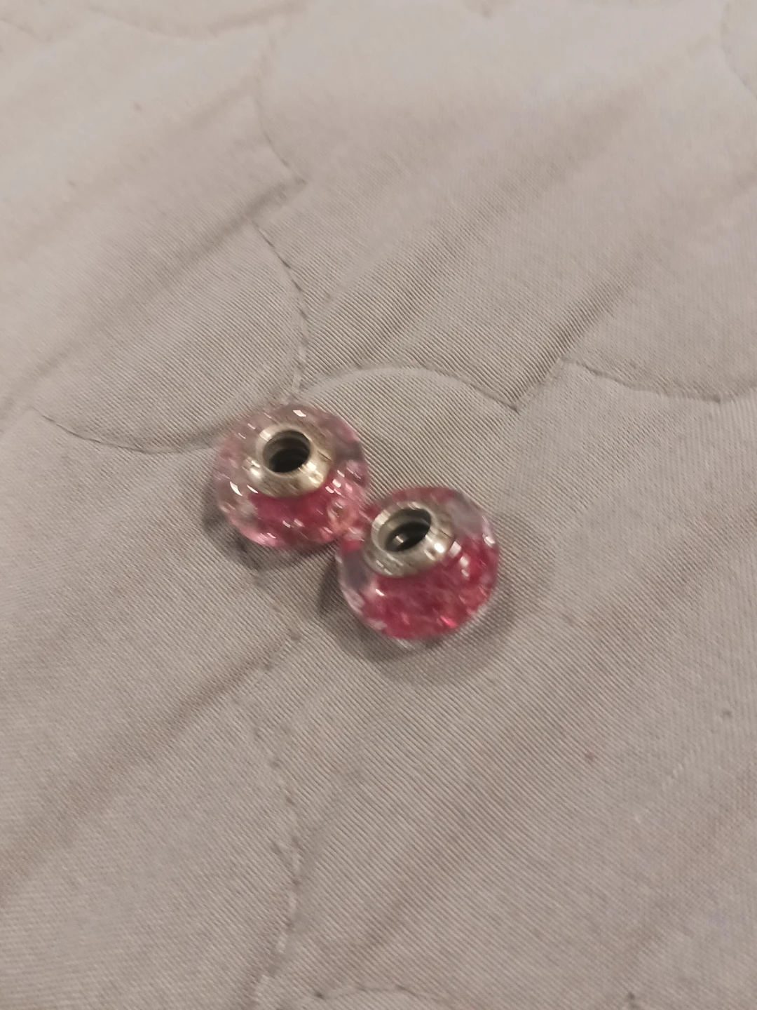 Pandora Pink  Charm - Set of 2