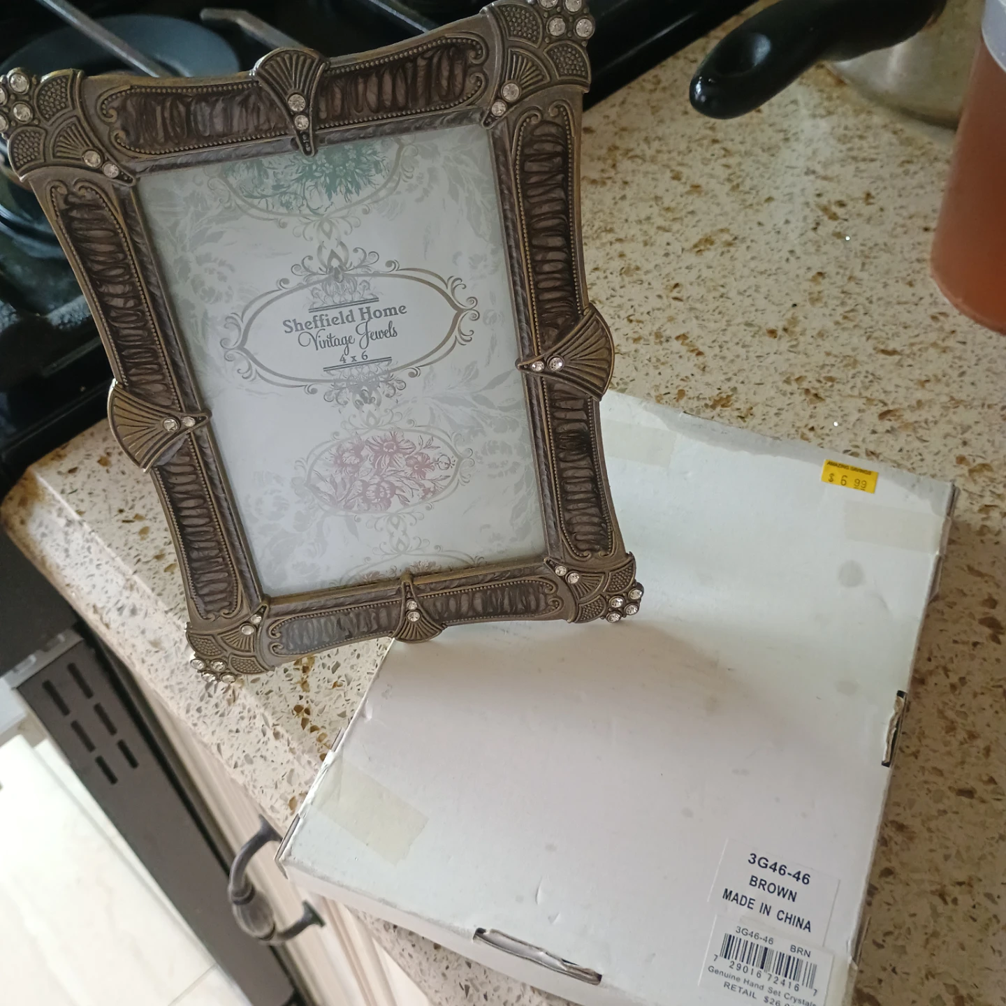 Sheffield Home Vintage Jewels 4x6 Picture Frame