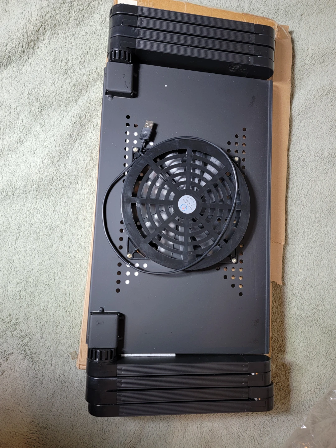 Flexdesk Adjustable Laptop Stand with Fan - photo 3