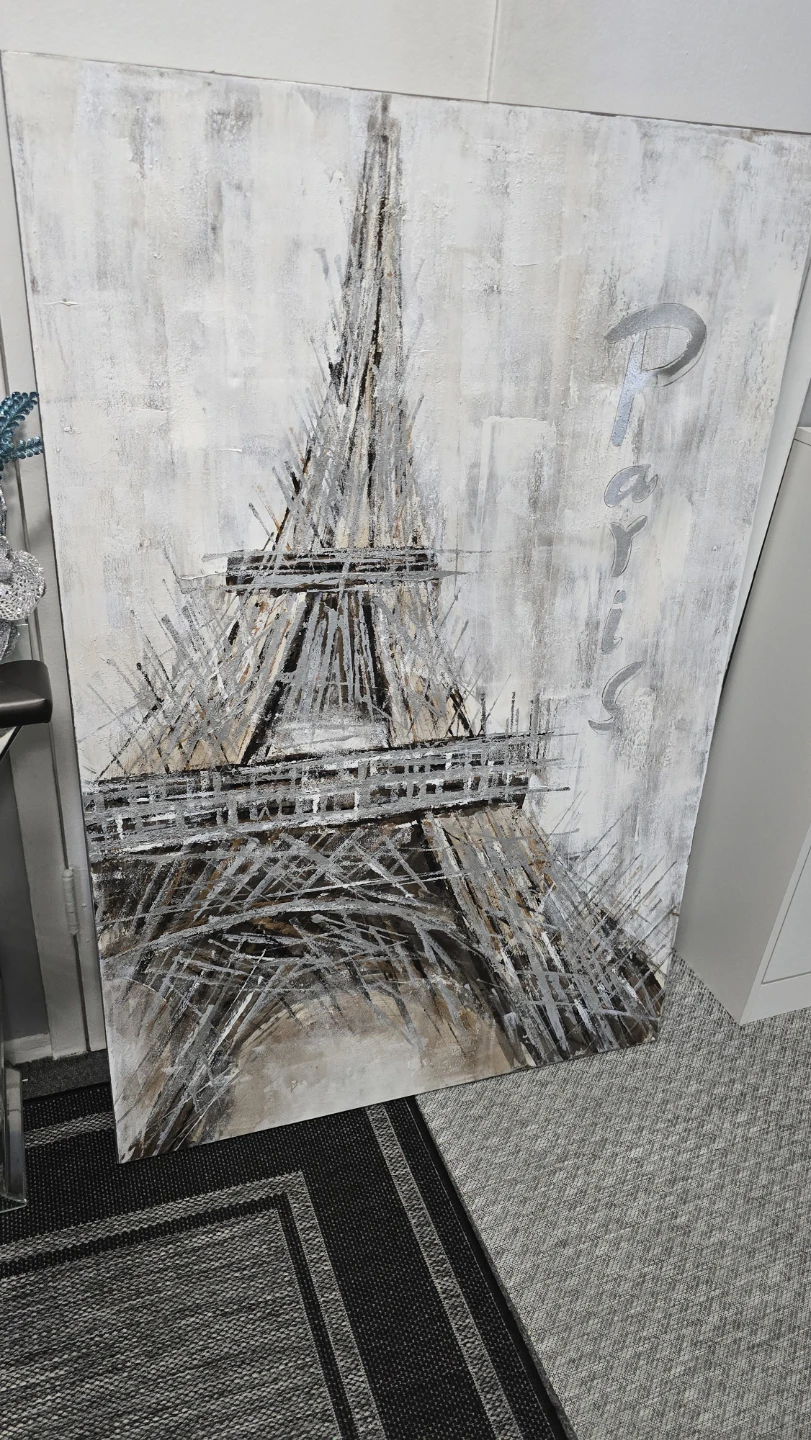 Wall Art Canvas Painting - Cityscape & Eiffel Tower - photo 5