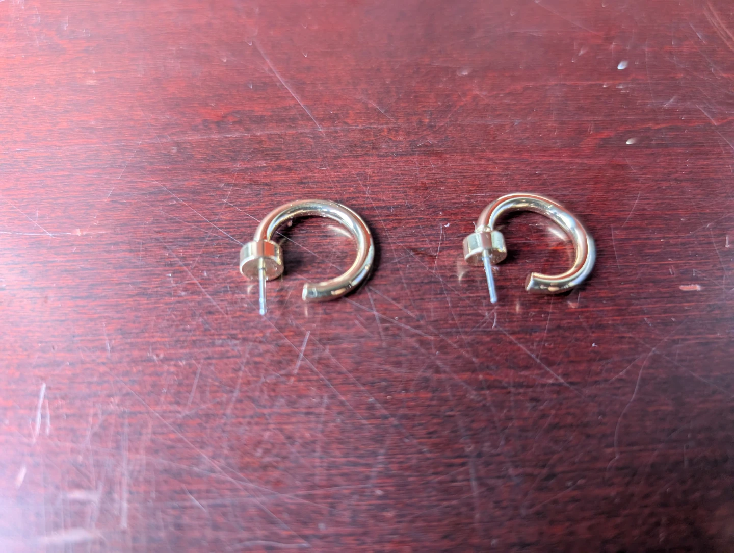Gold Tone Hoop Earrings - photo 2