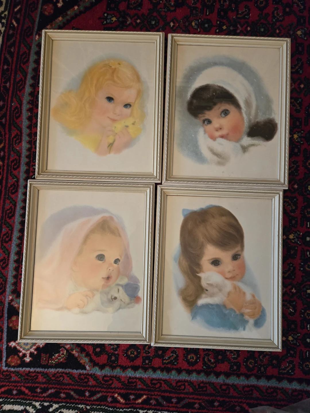 Vintage Set of 4 FRANCIS HOOK NORTHERN PAPER MILLS PRINTS
