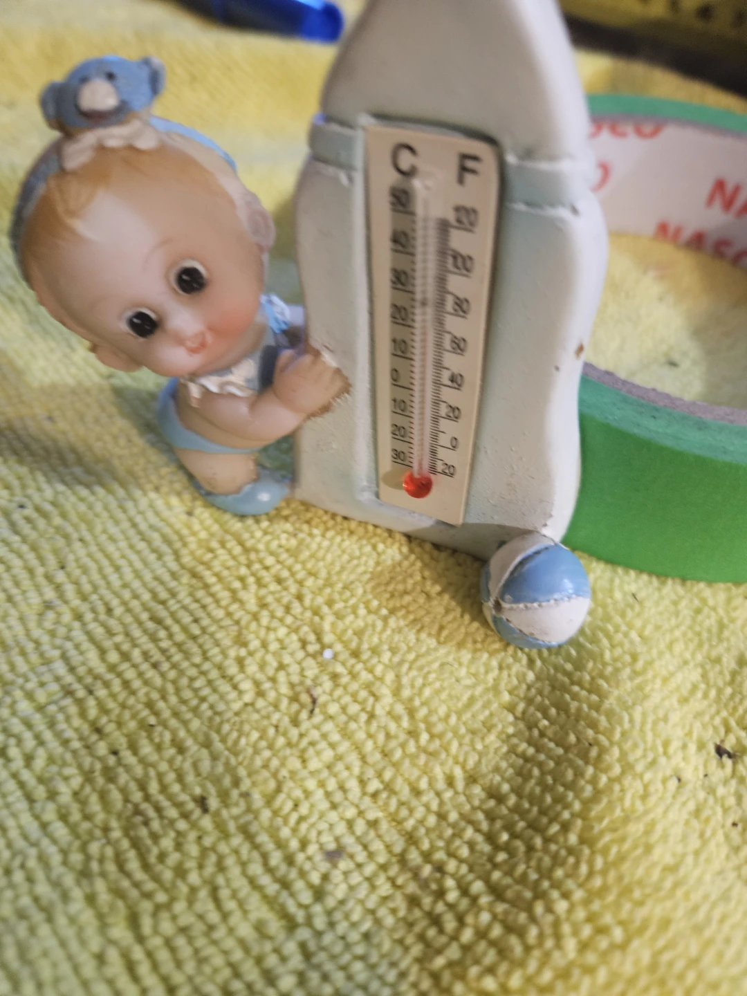 Baby Figurine with Thermometer - photo 3