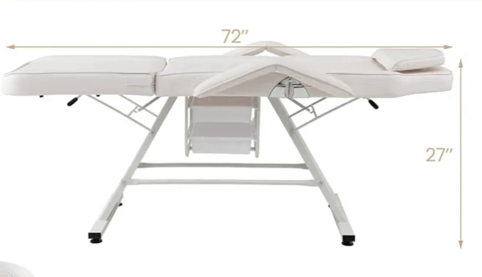 White Massage Table / Facial Bed - photo 5