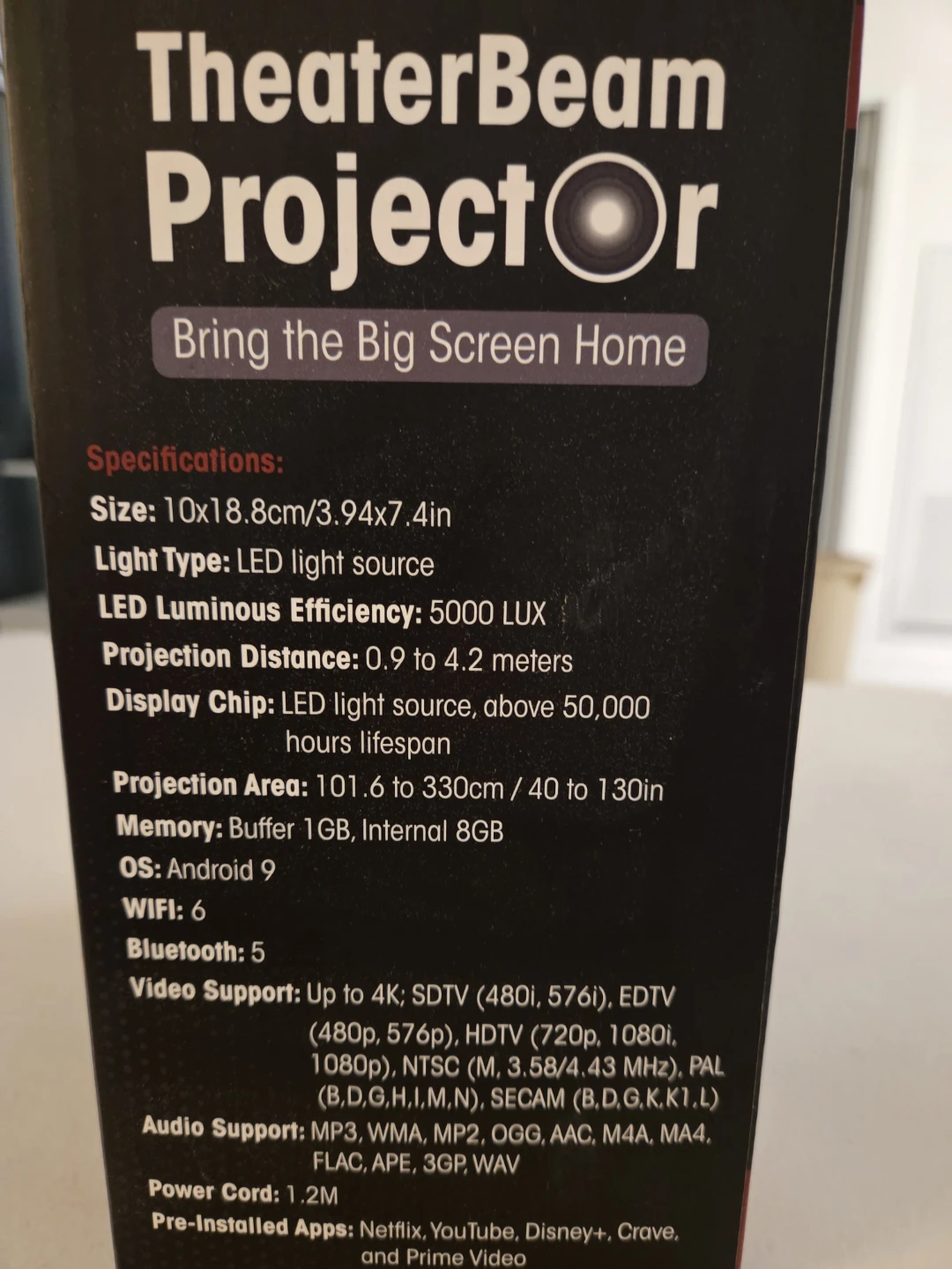 TheaterBeam Projector - photo 3