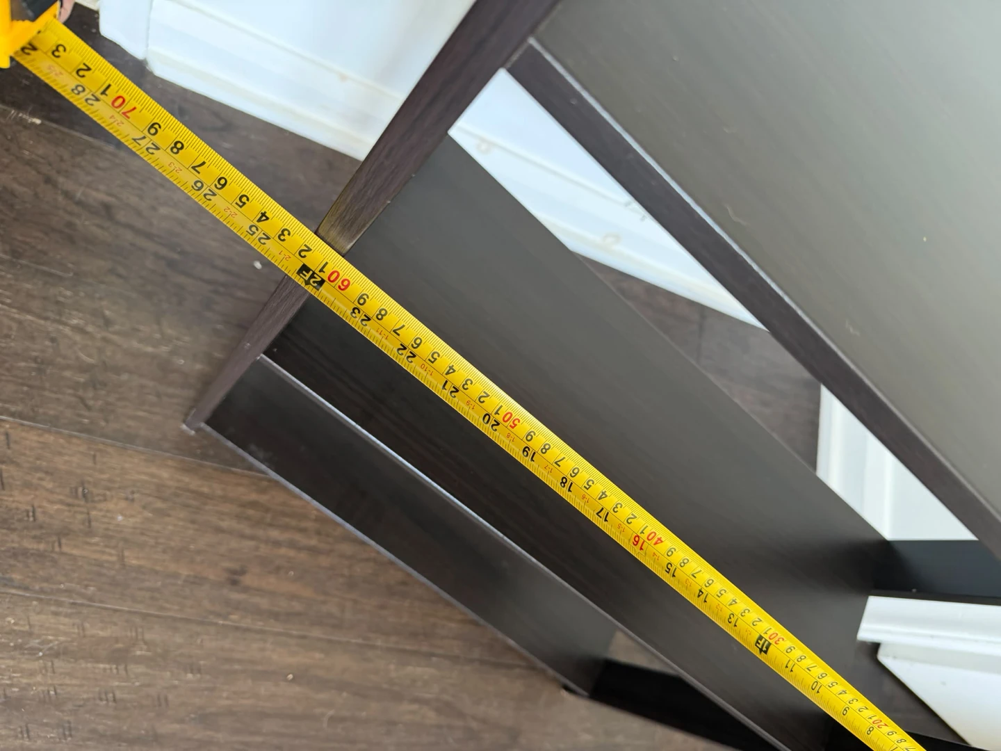 Dark Brown 3-Tier Ladder Shelf - photo 4