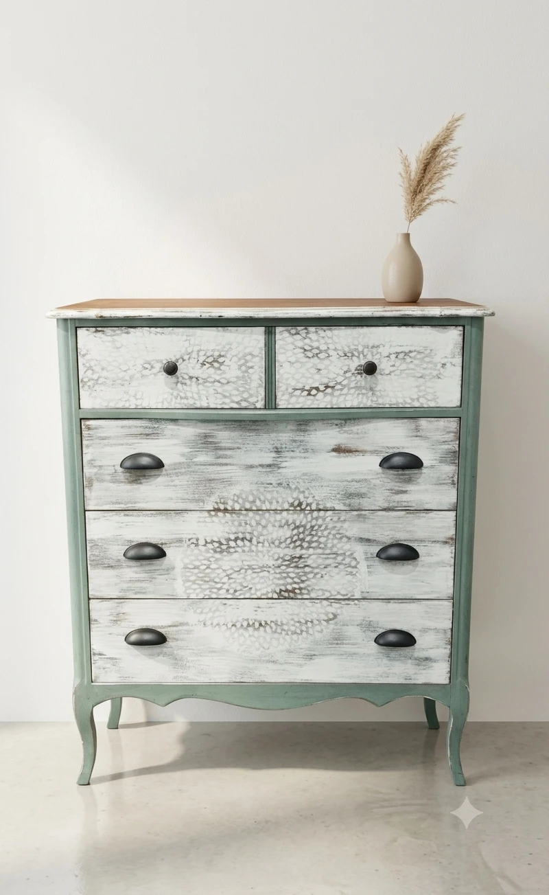 Vintage Style Dresser Drawers