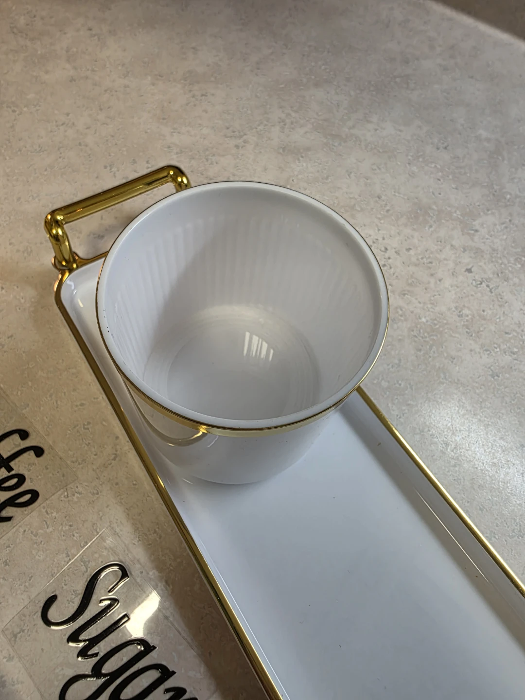 Kitchen or Bathroom Canister Set with Tray - photo 4