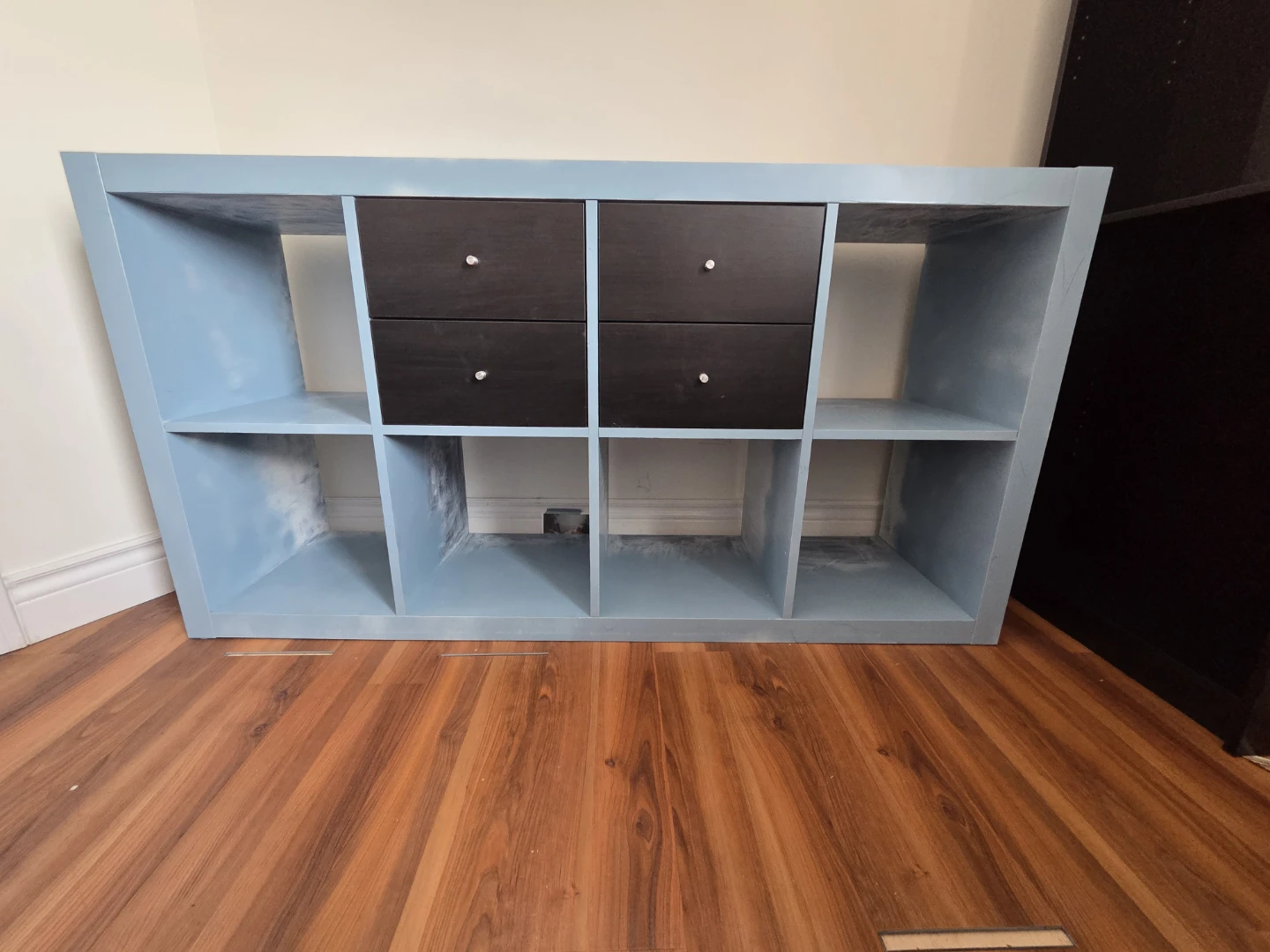 French Blue Kallax with Four Drawers - photo 2