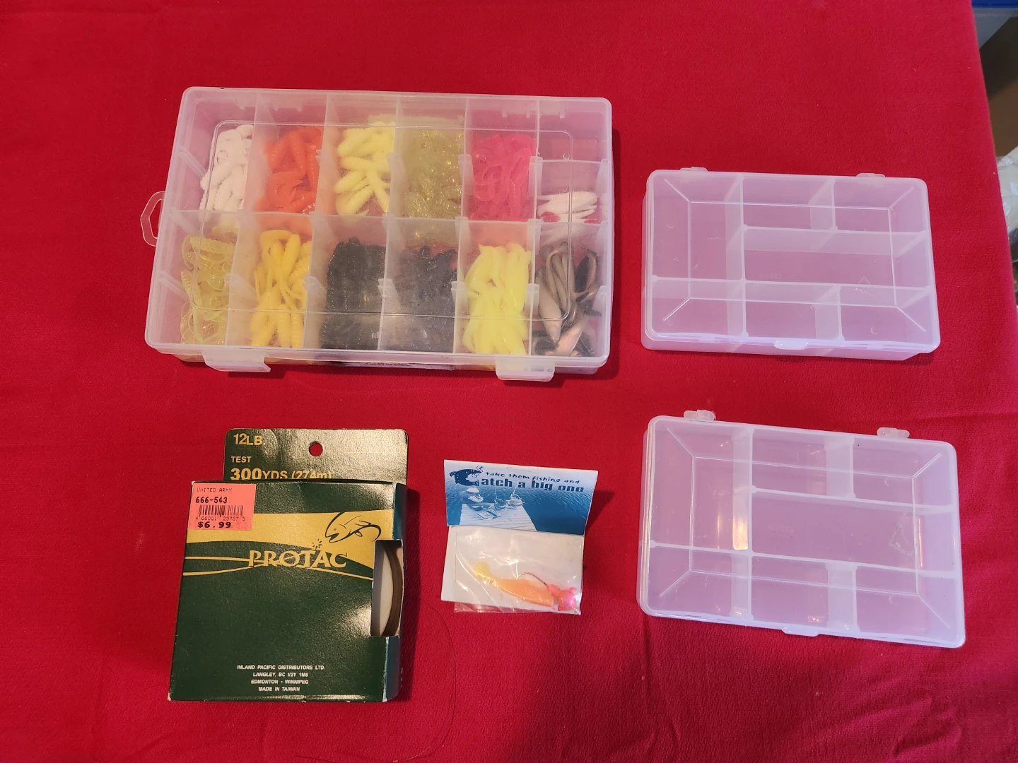 Huge Fishing Lure Lot with Tackle Boc and PROTAC  Line - photo 4