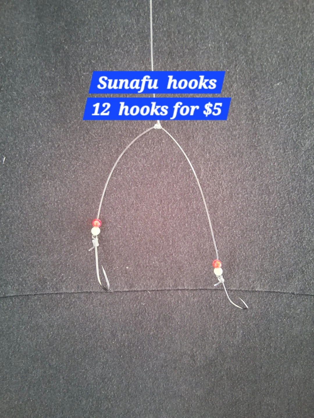 Sunafu Fishing Hooks - 12 Pack