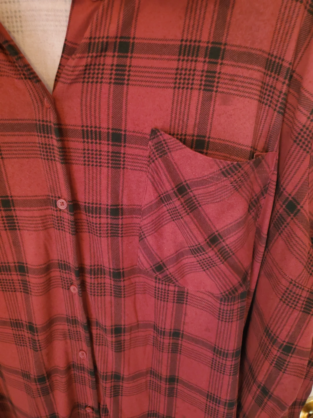 Plus Size Penmans Plus Red Plaid Button-Down Shirt - photo 2