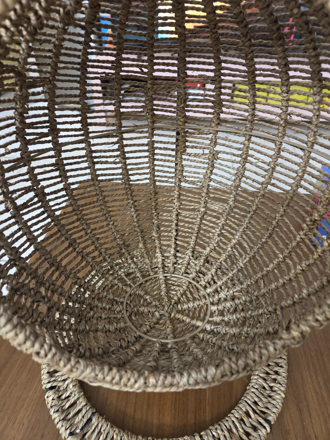 Woven Round Basket with Stand - photo 2