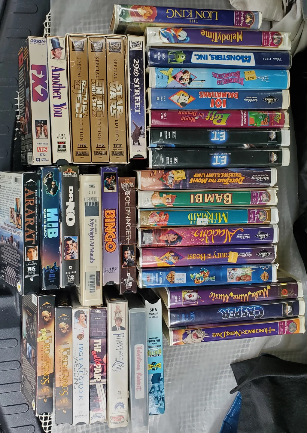 Disney VHS Movies - Assorted Titles