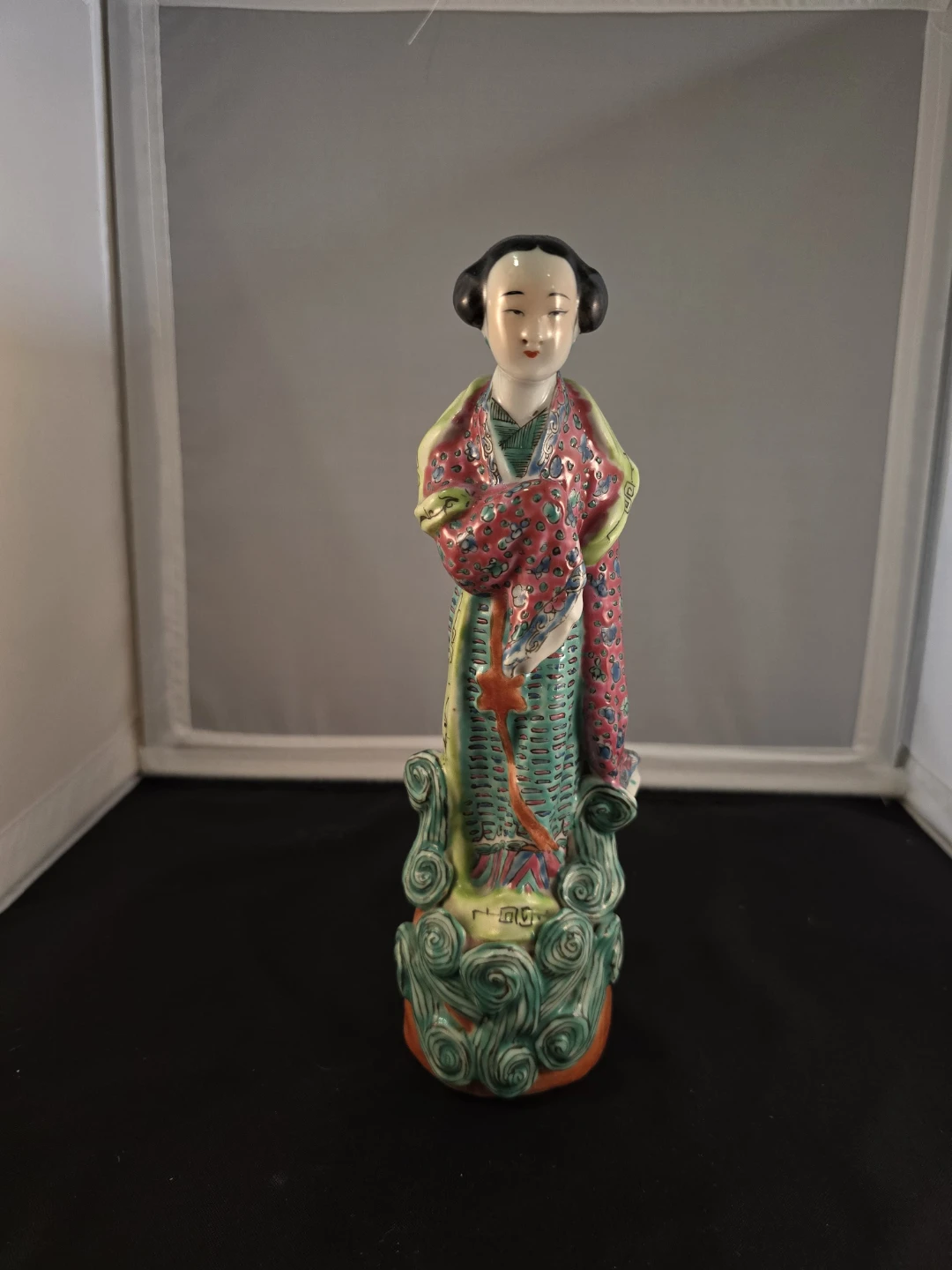 Ceramic Figurine of Woman in Traditional Dress