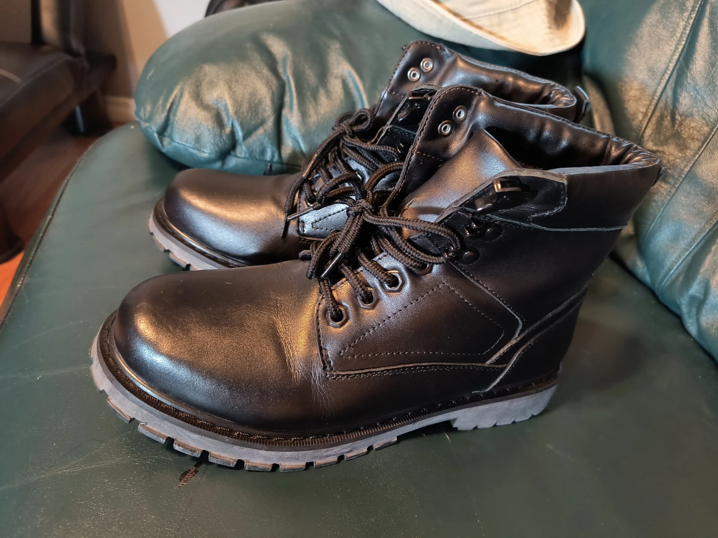 Brand new Black Leather Boots - photo 2