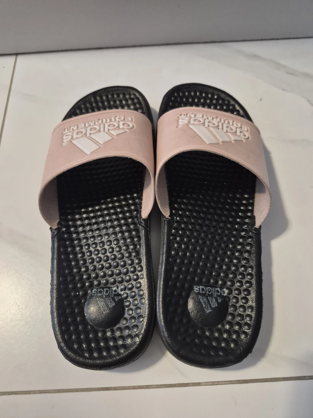 Adidas Slides Pink/Black Size 39 - photo 3