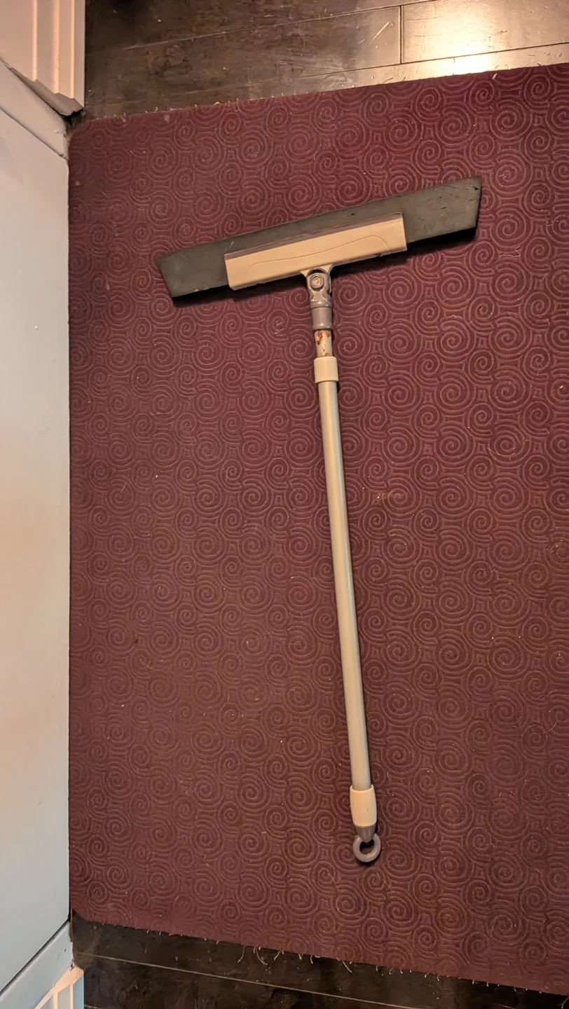 Foam Window Squeegee with Extendable Handle