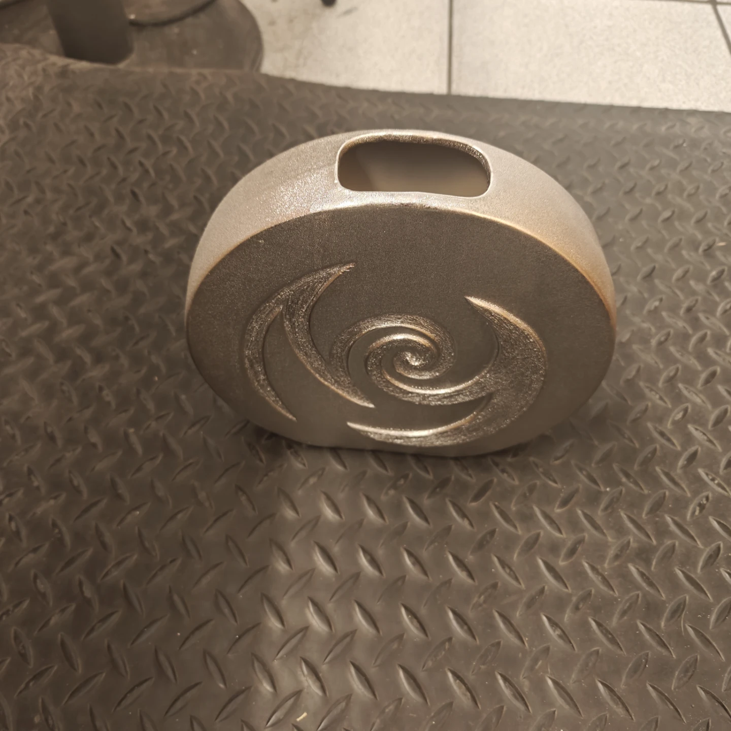 Silver Swirl Decorative Vase - photo 2