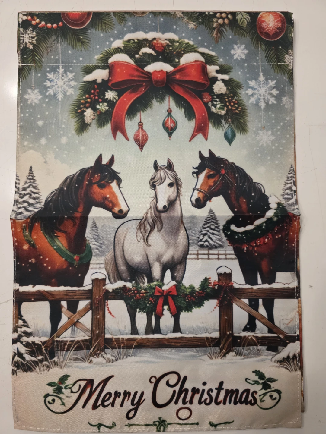 Merry Christmas flag