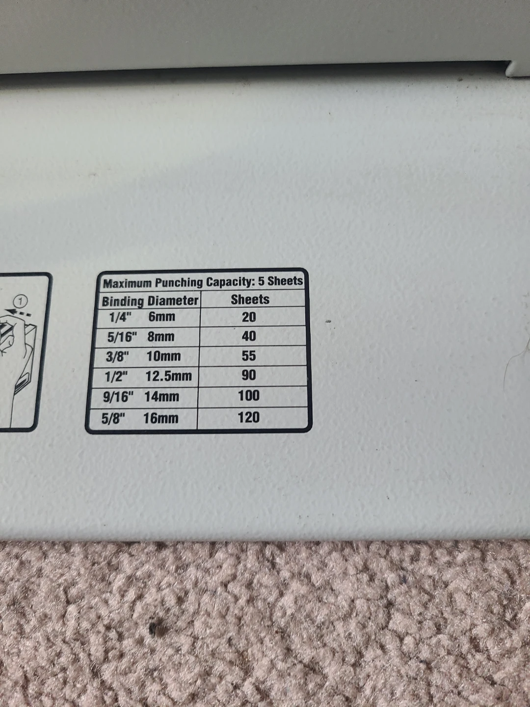 Fellowes PB 100 Comb Binding Machine - photo 4