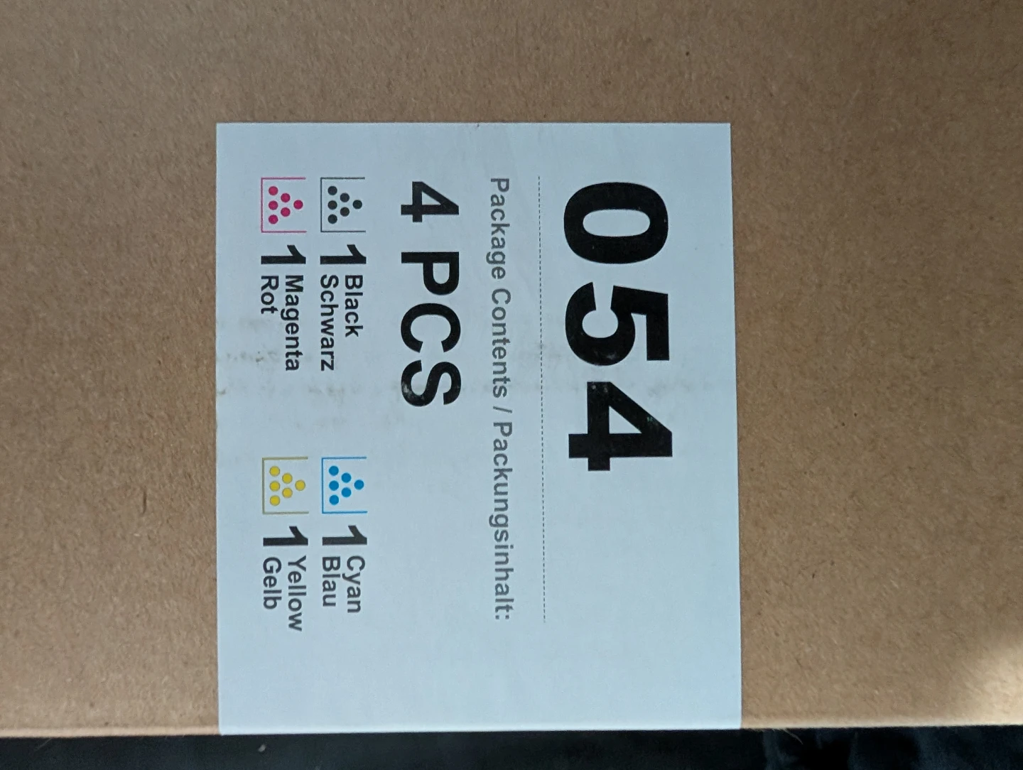 054 toner cartridges
