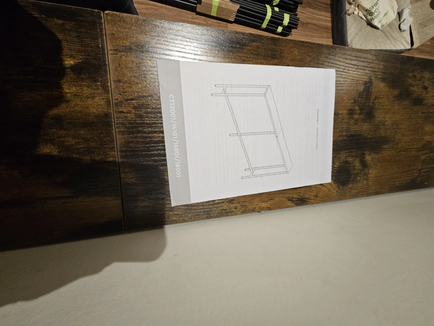 MAHANCRIS Console Table - Rustic Brown 160cm - photo 5