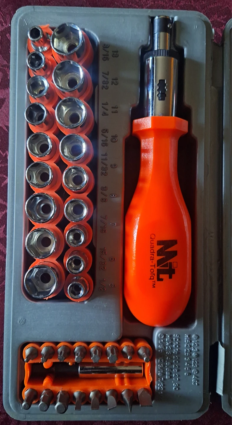 Screwdriver and  Power Bits Setup for