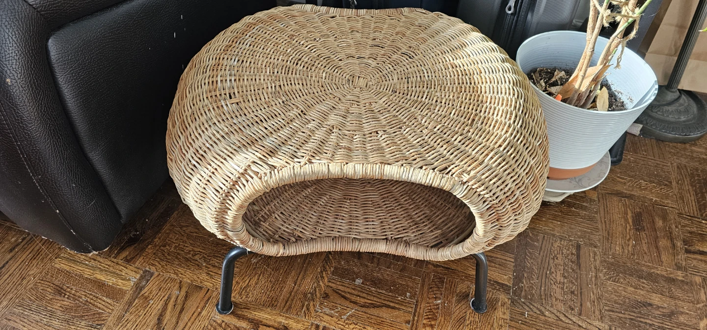 Foot stool/Ottoman wicker - photo 2