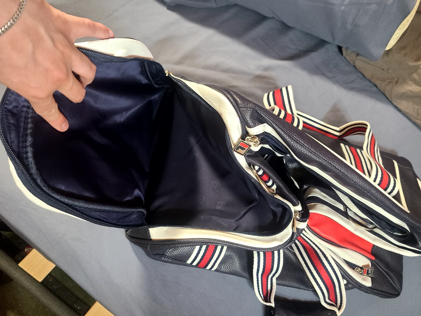 FILA leather Duffle Bag